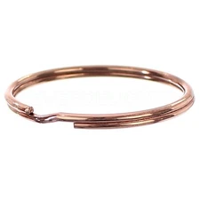Split Key Rings - Rose Gold Color - Key Chain Ring - 9/16" 1" 2" - 10 25 50 100