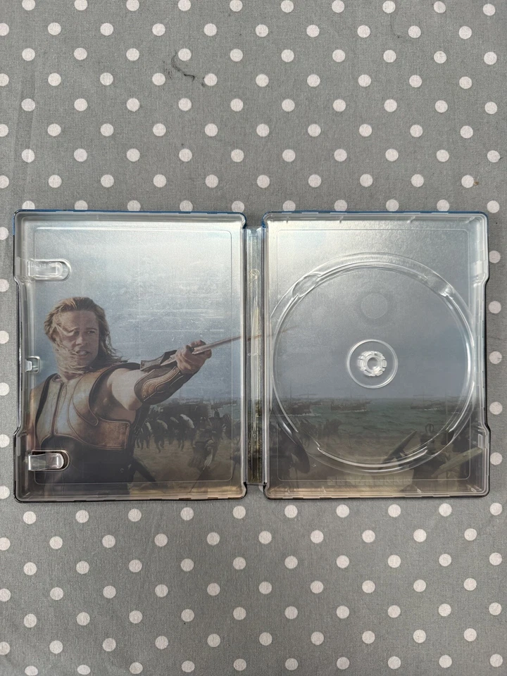 Troy (Troja) Blu-Ray Steelbook NEW MINT OOP Brad Pitt German Import (No disc) - Image 3 of 4