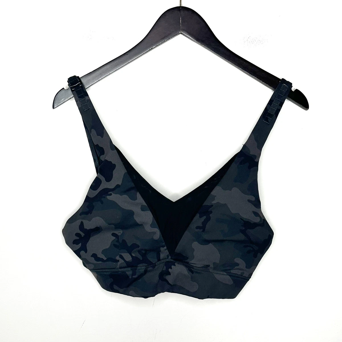 ZYIA Active Forest Camo Adjustable Mesh Sports Bra Medium