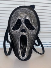 Spirit Halloween Rhinestone Bling Ghostface Backpack