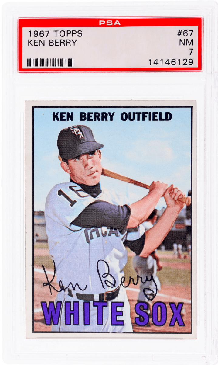 1967 Topps Ken Berry #67 PSA 7 | eBay