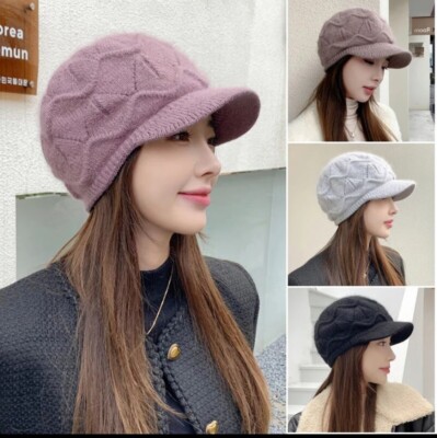 women hat Fashion in Casual winter warm beautiful outdoor  hat for  ladis