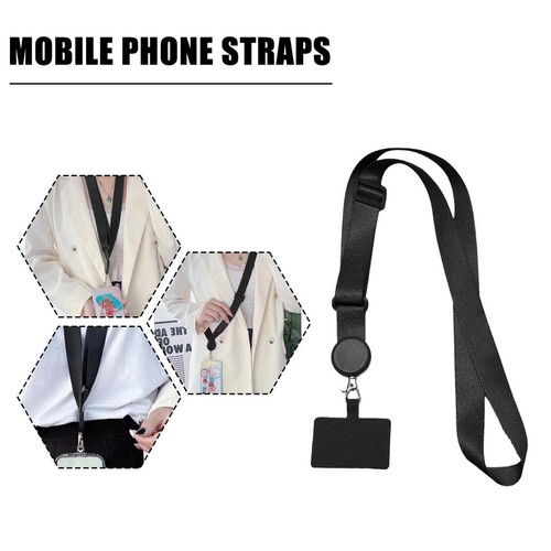 2025 Universal Crossbody Patch Cell Phone Lanyards UK Phone C3K5 Strap Rope R0U6 - Zdjęcie 3 z 9