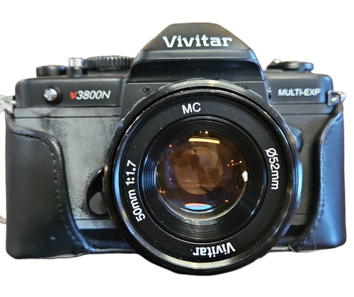 Vivitar V3800N 35mm SLR Film Camera with 50 mm lens Kit Amd Vivitar V3800N 35mm SLR Film Camera with 50 mm lens Kit Amd