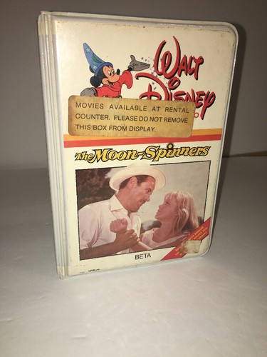 WALT DISNEY HOME VIDEO (THE MOON-SPINNERS SUPER RARE VHS - Picture 3 of 8
