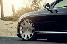 Mrr Hr3 Wheels 20x9.5 5x114.3 Deep Concave 20 Inch Silver Machined Rims Set 4