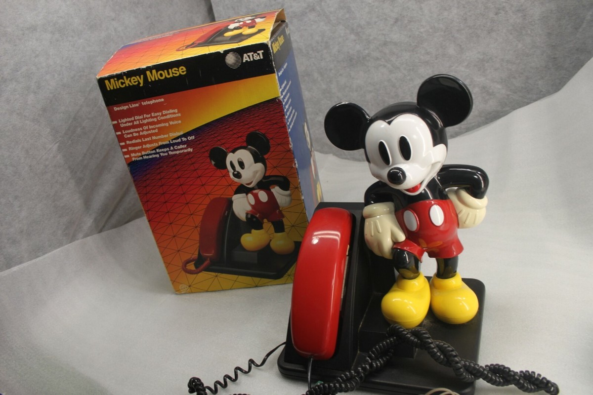 ATT MICKEY MOUSE PHONE VINTAGE IN ORIGINAL BOX | eBay