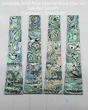 Solid Mother of Pearl & Abalone Block Set for...