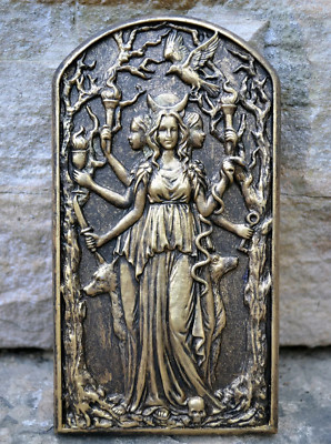 Resin, plaster, candle, soap ,clay mold Hecate Goddess Silicone mold