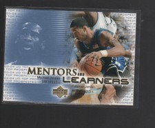 DAHNTAY JONES/ JORDAN  2003-04 UD PROSPECTS MENTORS AND LEARNERS CARD #ML4
