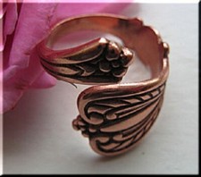 Solid copper adjustable ring 1795C2