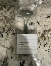 Jade Facial Roller Face Reduce Puffing Facial Massage Tool Double Ended