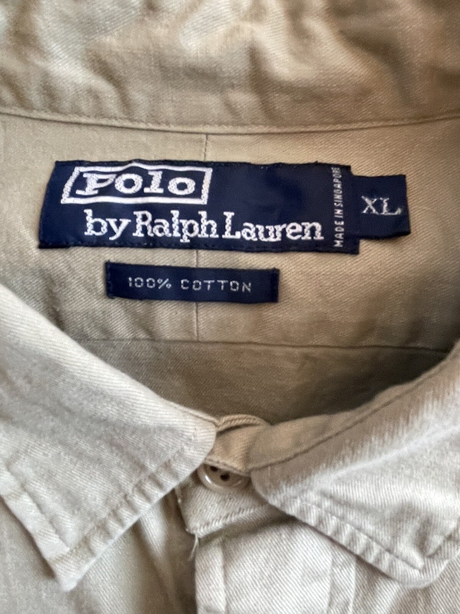 Vintage Polo Ralph Lauren Safari Shirt - Men's XL - Key West