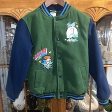 DISNEY Store Toy Story Varsity Jacket 9/10 Boy Buzz Light year Woody Cowboy
