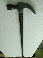 Black Herry Dog Stainless Black Steel Walking Stick Hiking Stick Cane Gift