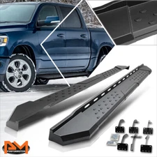 For 19-24 RAM 1500 Truck Crew Cab 5.5" Powdercoated Side Step Bar Running Board