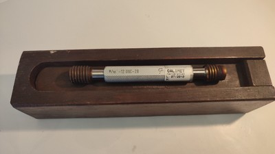 9/16 12 UNC 2B  THREAD PLUG GAGE  Gewindeprüfdorn Lehrdorn Prüfdorn
