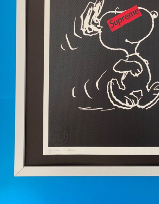 🔥 Death NYC Large Framed 16x20in Pop Art COA Graffiti Snoopy The
