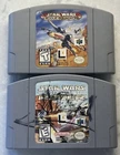 Star Wars: Rogue Squadron + Star Wars Episode 1 Racer N64 TESTED AUTHENTIC