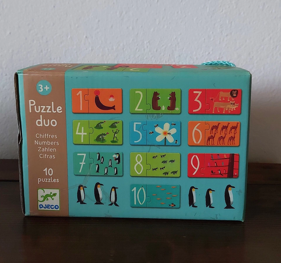 DJECO PUZZLE DUO ANIMALI - GIOCHI BAMBINI SPLENDIDO - Immagine 3 di 4