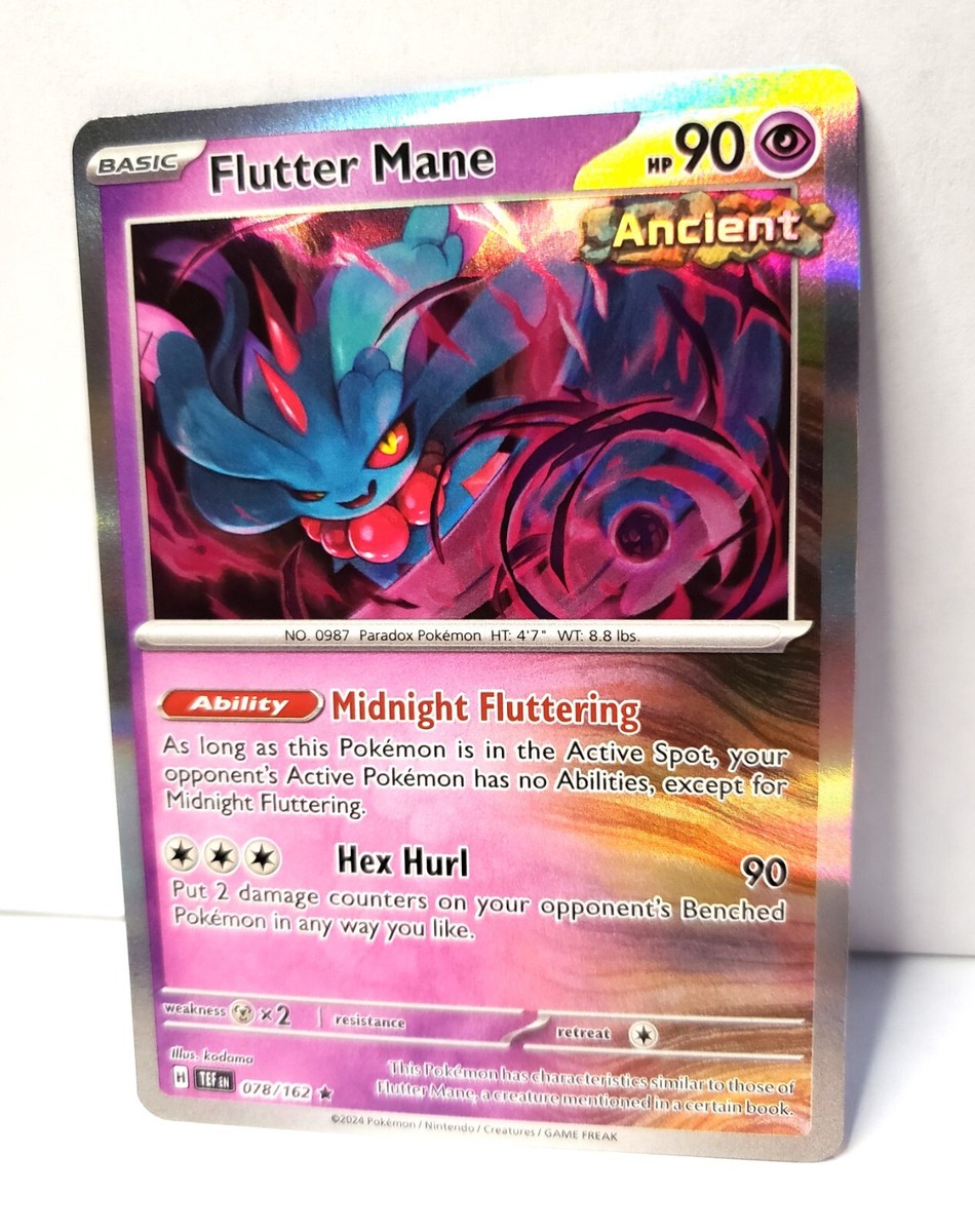flutter mane pokemon card value Flutter Mane 078/162 Holo Pokemon Trick or Trade 2024 NM