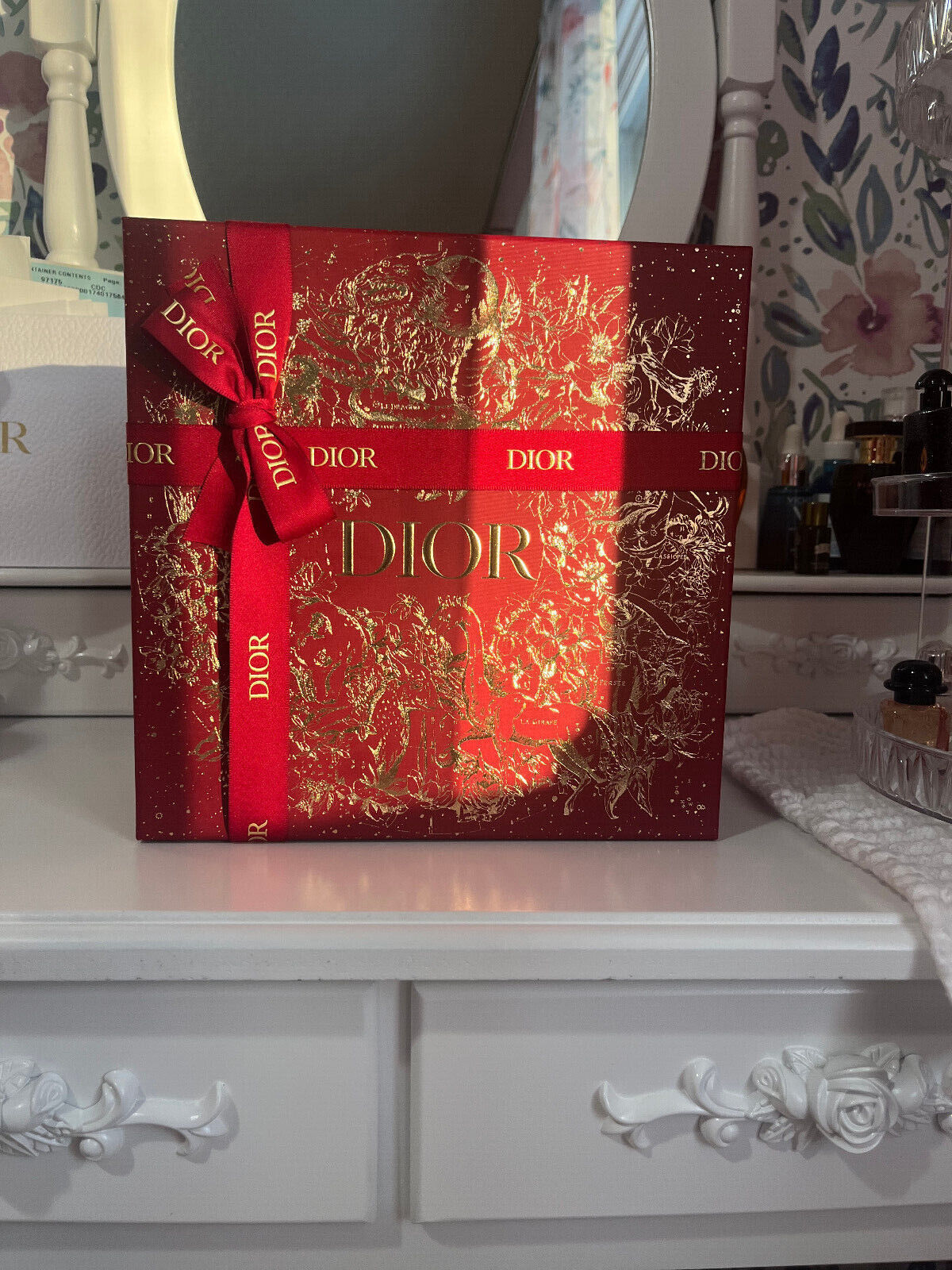 Dior Empty 2023 Chinese New Year Gift Box 8.5 x 8.5 x 4.0