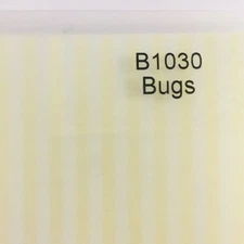 My Acrylix stamps B1030 Bugs—butterflies Ladybug Worm Dragonfly-Wasp Bee Used