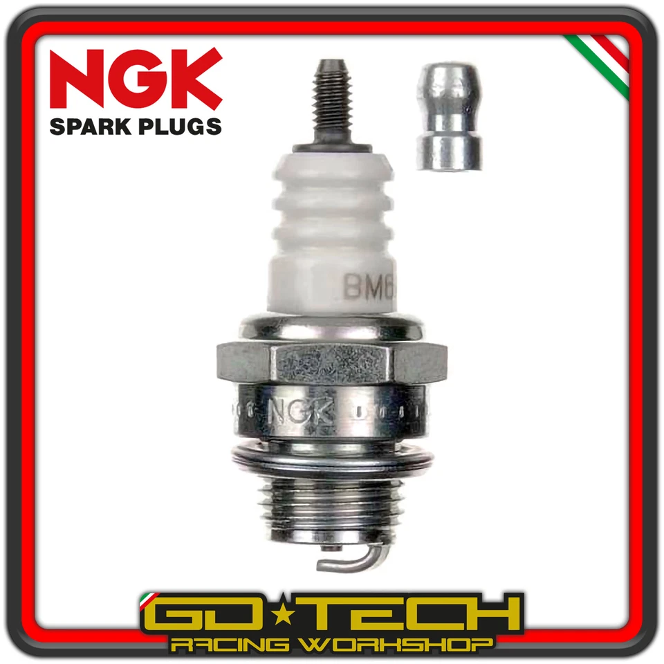 Bougie NGK BM6A Minimoto Minicross Mini Moto Cross Quad ATV 2T 5921 Originale - Photo 1/1