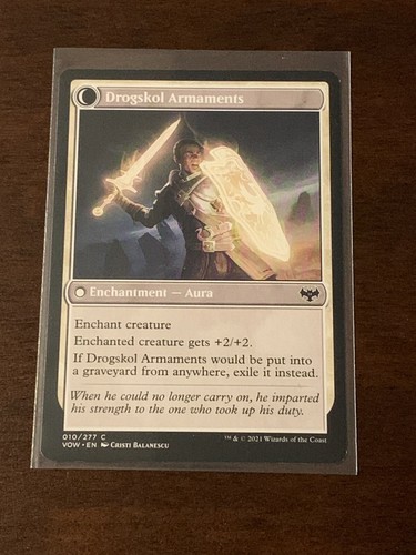 Magic the Gathering Innistrad Crimson Vow Drogskol Infantry Drogskol Armaments - Picture 2 of 2