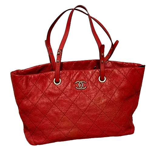 CHANEL VINTAGE PATENT BOSTON BAG