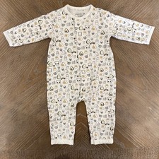 Magnetic Me Breakfast Club Modal Magnetic Romper 3-6M Food Print