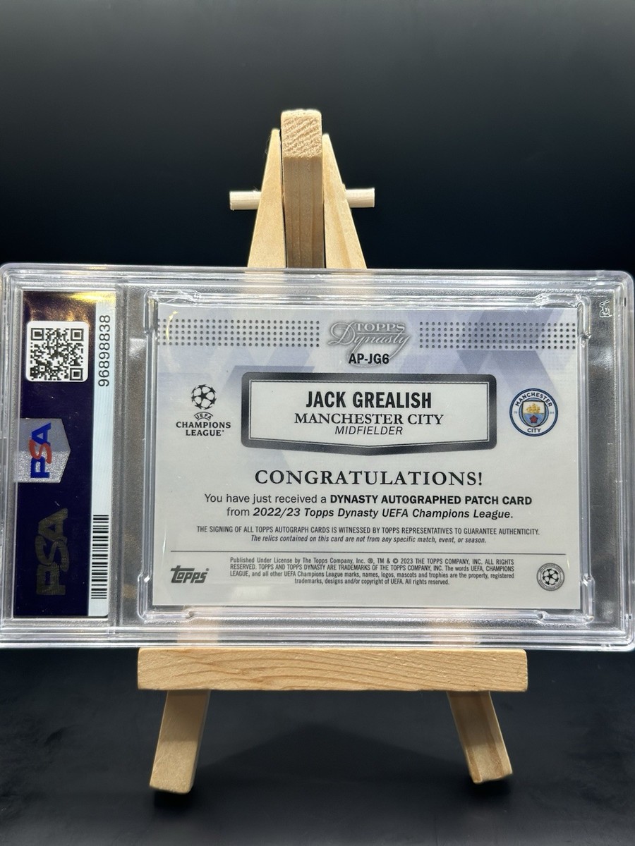2022-23 Topps Dynasty UCL Dynasty Autographed Patch Jack Grealish