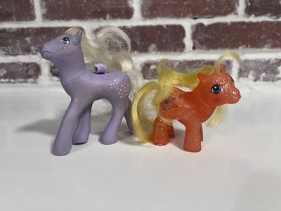 My Little Pony Baby Starflower Sparkle Pony 1984  & Forget-Me-Not Flutter 80s