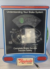 Lighted Shop Sign Raybestos Interactive Brake System Automotive Store Man Cave