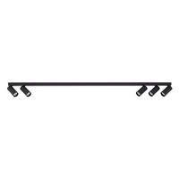 Deckenstrahler Spot Esszimmer Schwarz Aluminium 130 Cm GU10 Deckenlampe Flexibel