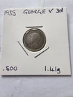 1935 George V Threepence — photo from another recent sale