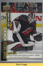2018-19 Upper Deck Game Dated Moments Curtis McElhinney #93 READ 09dm