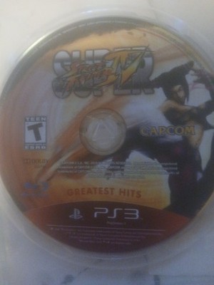 Super Street Fighter IV PS3 PlayStation 3 Greatest Hits Capcom Disc Only Tested