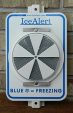 Ice Alert Mechanical Smart Sign, Freezing Temperatures Outdoor Alert / Warning