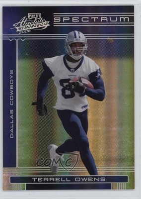 2006 Playoff Absolute Memorabilia Spectrum Silver /100 Terrell Owens HOF 14lc
