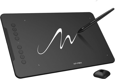 Xppen Updated Deco 01 V3 Drawing Tablet-16384 Levels of Pressure Battery-Free St