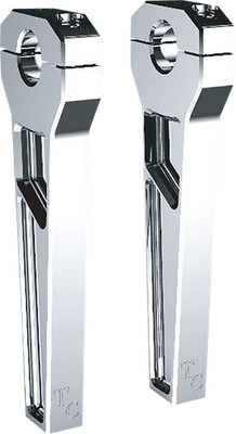 Todds Cycle 1-1/8'' Klemmeriser 8'' Steigung Chrom #TD-R21-08