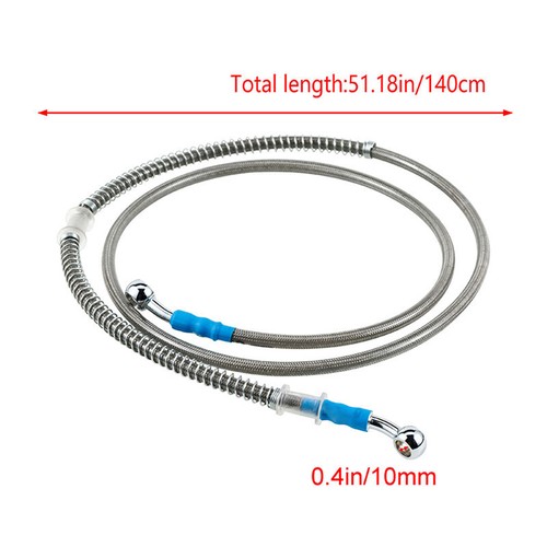 39~200cm DOT Motorcycle Motorbike Braided Steel Brake Clutch Oil Hose Line Pipe - Picture 18 of 32