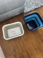 Flash Brand Collapsible Buckets Designed for Easy Storage