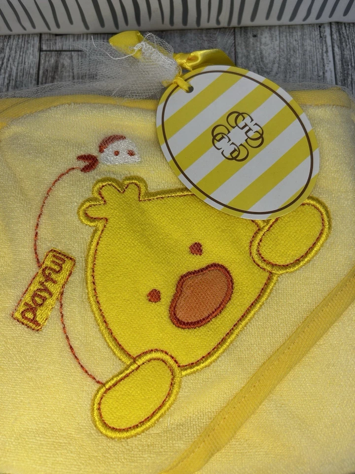 Toalla con capucha para bebé Ducky Gold Coast con 5 ropa de lavado Foto 4 de 4