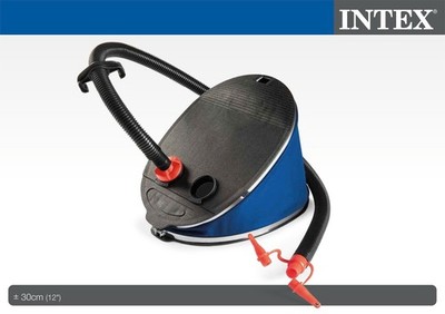 Intex Giant Bellows Fußpumpe - Luftpumpe - 30 cm - Mit 3 Düsenaufsätze