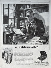 1946 Smith Corona Typewriters Portable Authors Columnists Machines VTG Print Ad