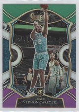 2020-21 Panini Select Concourse Green White Purple Prizm Vernon Carey Jr #92 y6z