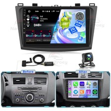 DAB+ per Mazda 3 2009-13 BL Android 15 autoradio GPS navigatore BT WIFI Carplay 2+64G