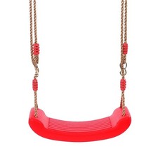 Kids Swing Seat Hanging Garden Indoor Outdoor Adjustable Rope Rainbow Board